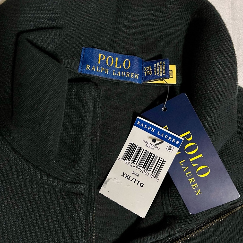 BNWT Polo Ralph Lauren LS men’s quarter zip pullover